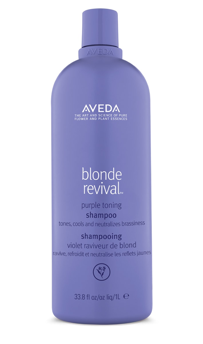 aveda blonde revival™ purple toning shampoo