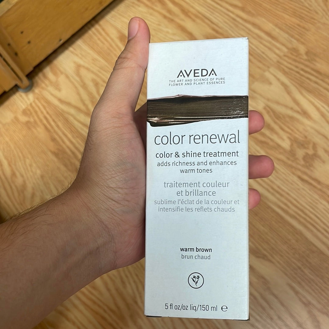 aveda color renewal color & shine treatment